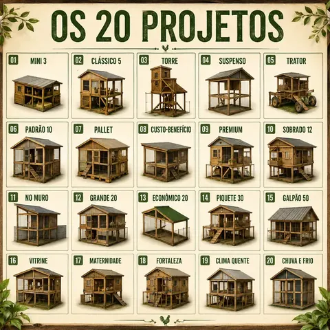 Os 20 projetos — do mini ao galpão