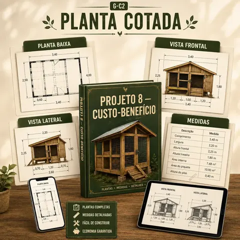Planta cotada com as medidas exatas